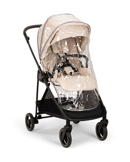 Nuna Ixxa Next Lightweight Baby Stroller-Height Adjustable Parent Handle Bar-Reversible & Flat Reclining Seat-One Hand Fold-2 Years Warranty-For 0 to 4Y (Upto 22 Kg)-Biscotti