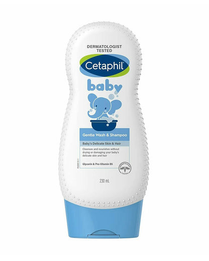 Cetaphil Baby Gentle Wash & Shampoo-Top To Toe Wash-With Glycerin & Pro-Vitamin B5-For Gentle Cleansing & Nourishing