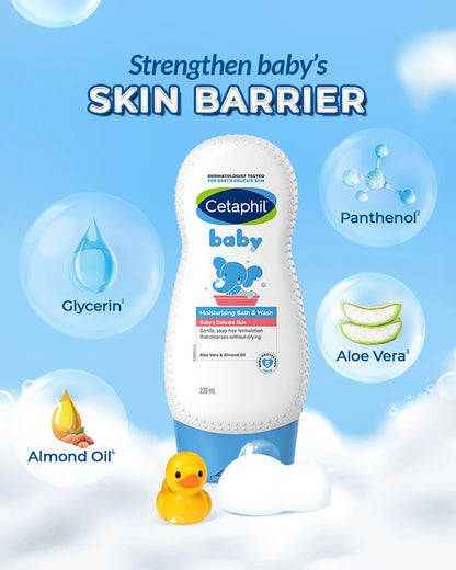 Cetaphil Baby Gentle Wash & Shampoo-Top To Toe Wash-With Glycerin & Pro-Vitamin B5-For Gentle Cleansing & Nourishing