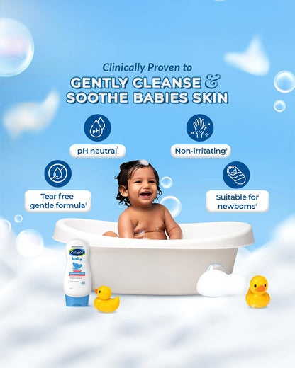 Cetaphil Baby Gentle Wash & Shampoo-Top To Toe Wash-With Glycerin & Pro-Vitamin B5-For Gentle Cleansing & Nourishing