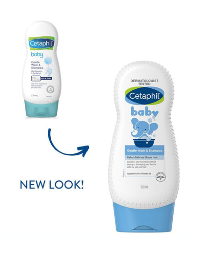 Cetaphil Baby Gentle Wash & Shampoo-Top To Toe Wash-With Glycerin & Pro-Vitamin B5-For Gentle Cleansing & Nourishing