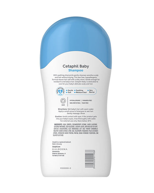 Cetaphil Baby Shampoo-With Chamomile, Pro-Vitamin B5 & Aloe Vera-For Cleansing & Soothing Sensitive Scalp