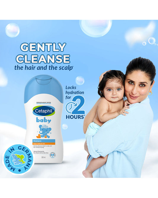 Cetaphil Baby Shampoo-With Chamomile, Pro-Vitamin B5 & Aloe Vera-For Cleansing & Soothing Sensitive Scalp