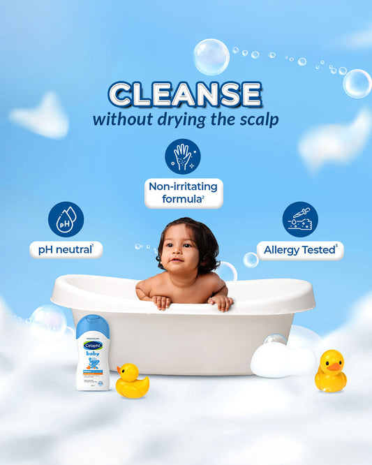 Cetaphil Baby Shampoo-With Chamomile, Pro-Vitamin B5 & Aloe Vera-For Cleansing & Soothing Sensitive Scalp