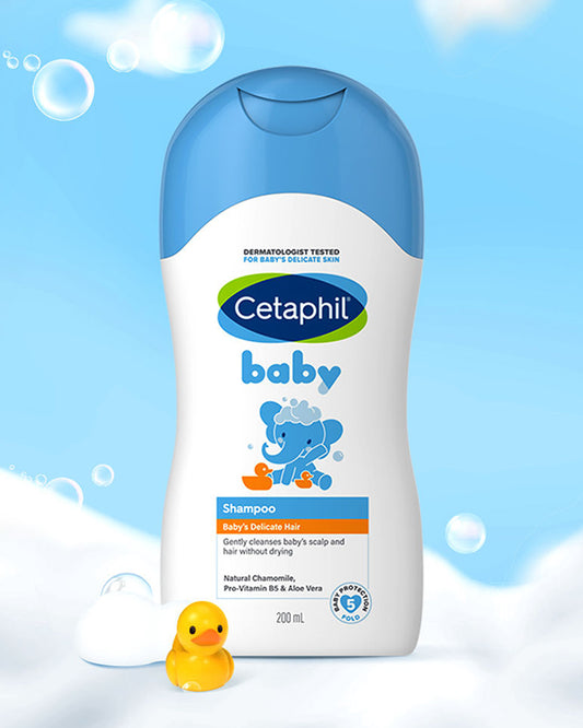 Cetaphil Baby Shampoo-With Chamomile, Pro-Vitamin B5 & Aloe Vera-For Cleansing & Soothing Sensitive Scalp