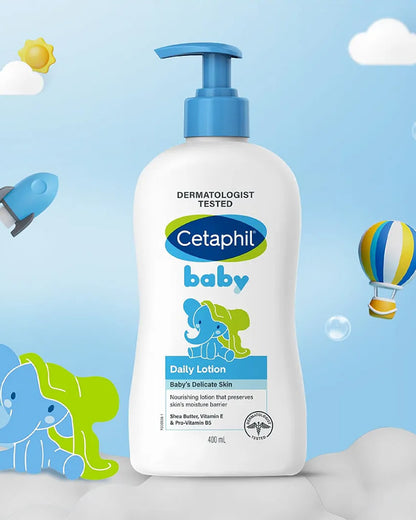 Cetaphil Baby Lotion-With Shea Butter, Vitamin E & Pro-Vitamin B5-Hydrates, Softens & Nourishes Skin