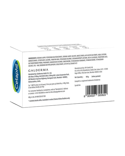 Cetaphil Mild Baby Soap Bar-With Shea Butter, Olive Oil & Avocado Oil-For Skin Softening & Moisturisation