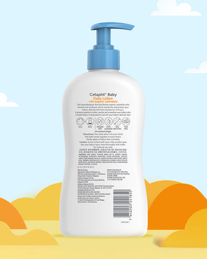 Cetaphil Baby Lotion-With Organic Calendula-Soothes & Nourishes Skin