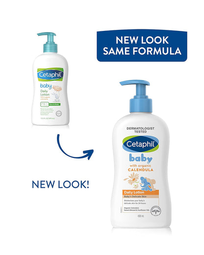 Cetaphil Baby Lotion-With Organic Calendula-Soothes & Nourishes Skin