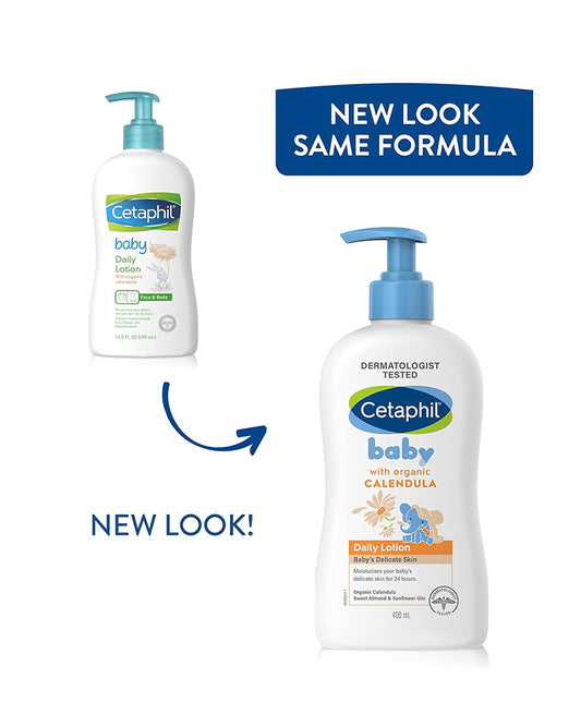 Cetaphil Baby Lotion-With Organic Calendula-Soothes & Nourishes Skin