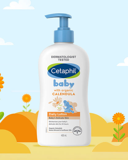Cetaphil Baby Lotion-With Organic Calendula-Soothes & Nourishes Skin