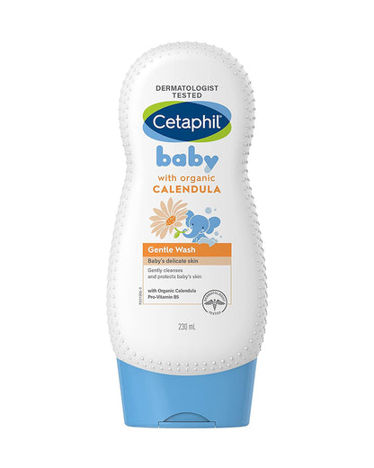 Cetaphil Baby Gentle Body Wash-With Organic Calendula & Pro-Vitamin B5-Moisturizes & Strengthens Skin Barrier