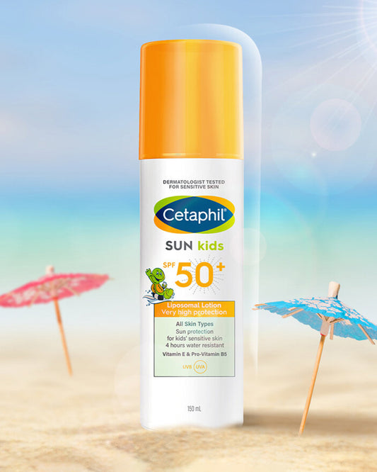 Cetaphil Sun Kids SPF 50+ Lotion-With Vitamin E & Pro-Vitamin B5-Water Resistant
