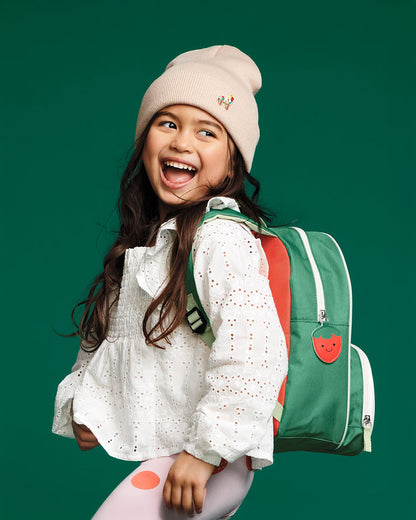 Skip Hop Spark Style Little Kid Backpack-Strawberry-With Front Zip Pocket & Adjustable Padded Straps