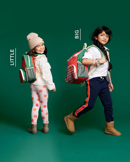 Skip Hop Spark Style Little Kid Backpack-Strawberry-With Front Zip Pocket & Adjustable Padded Straps
