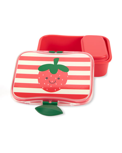 Skip Hop Spark Style Lunch Kit-4-Piece Set-With Leakproof Lid-Strawberry-For Feeding Infants