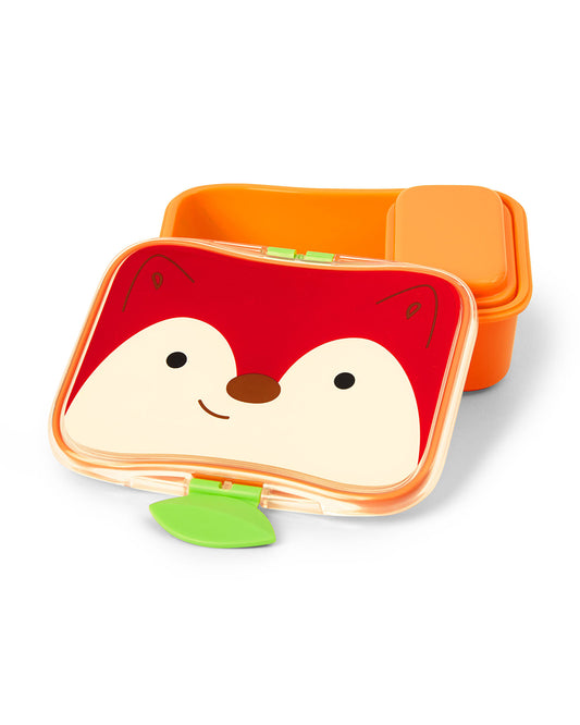 Skip Hop Zoo Lunch Kit-4-Piece Set-With Leakproof Lid-Fox-For Feeding Infants