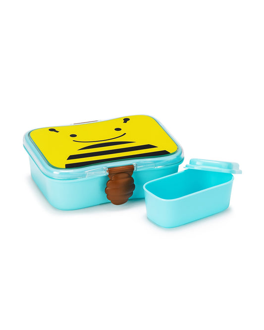 Skip Hop Zoo Lunch Kit-4-Piece Set-With Leakproof Lid-Bee-For Feeding Infants