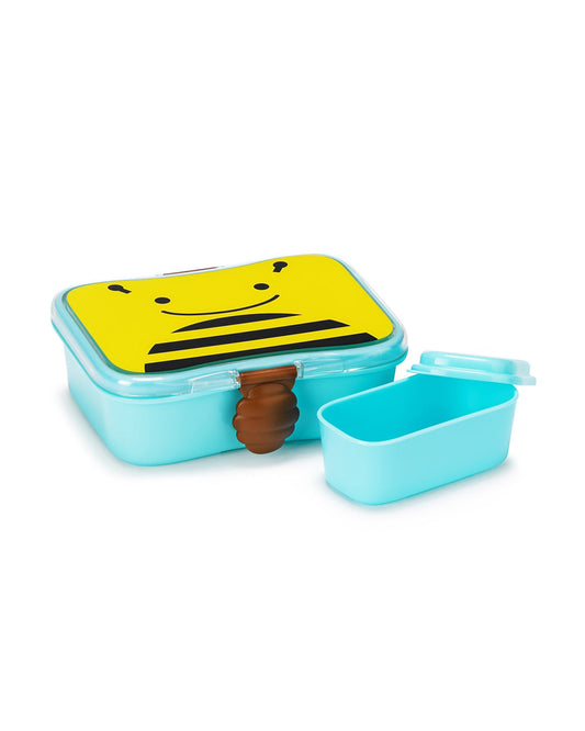 Skip Hop Zoo School Essentials Kit-Lunch box(700ml)-Tritan Straw Sipper(355ml)-Bee-3Y+