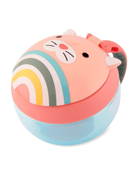 Skip Hop Zoo Snack Cup-Cat-No Slip Handle-222 ml-For Feeding Infants