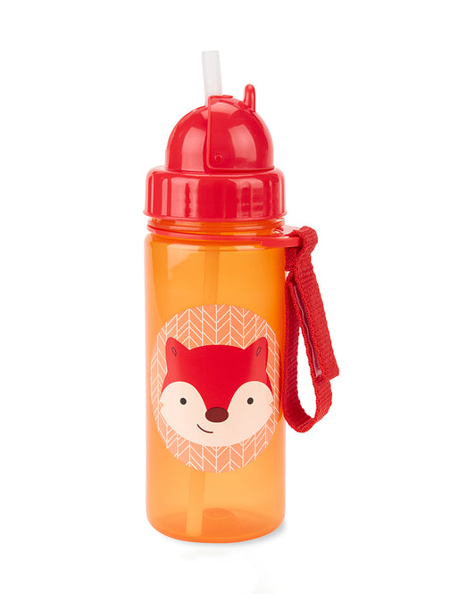 Skip Hop Zoo Straw Sipper-Handy Grab Strap-Fox-390 ml