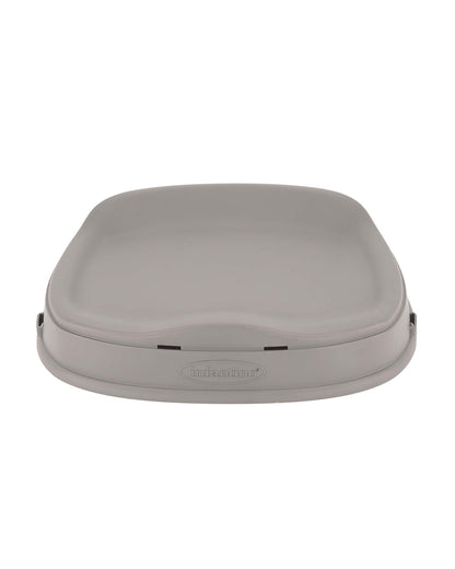 Infantino Grow-With-Me 4-in-1 Booster Seat-Converts Into Infant & Toddler Booster Seat-Two Can Dine-With Dishwasher Safe & Removable Meal Tray-3 Point Harness-For 6 to 36M-Teal & Grey