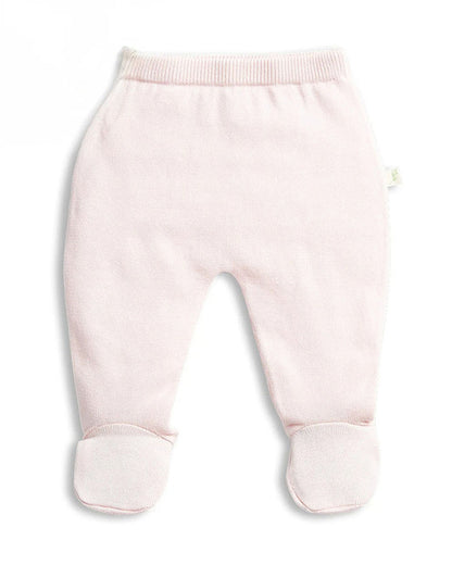 Tiny Twig Pastel Pink Kimono Jhabla Set-100% Organic Cotton Knit-Solid-For Infants