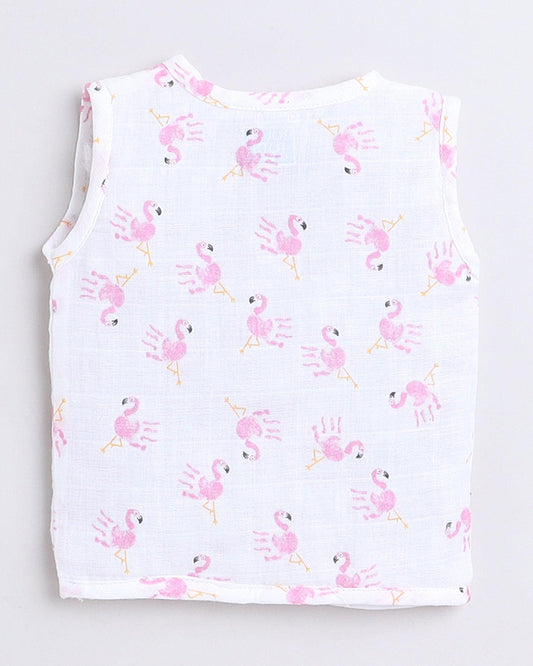 Polka Tots Multicolor Jhabla Vests-Cotton-Printed-Pack of 3-For Infants