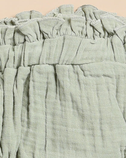Cot & Candy Baby Sage Green Bloomer-100% GOTS Certified Organic Cotton-Latte-For Infants