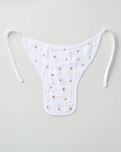 Aariro Honey Bunny Cloth Nappy Combo-100% Organic Cotton-Washable & Reusable-Pack of 3