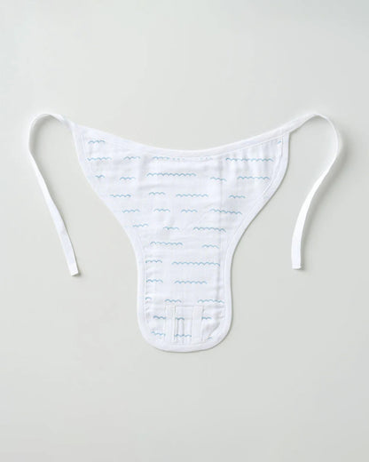 Aariro Under The Sea Cloth Nappy Combo-100% Organic Cotton-Washable & Reusable-Pack of 3