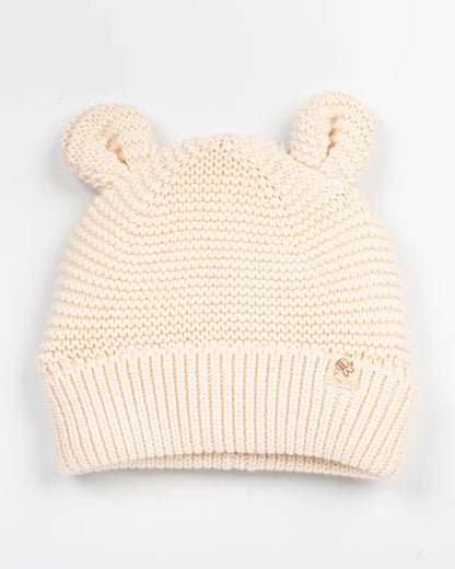 Beelittle Peach Knitted Cap-Organic Cotton-Solid-For Infants