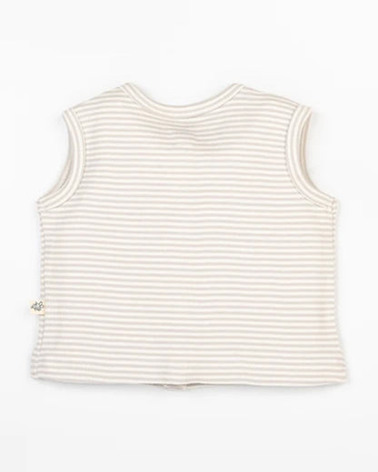 Beelittle White & Light Grey Jhablas-Cotton-Koala-Pack of 2-For Infants