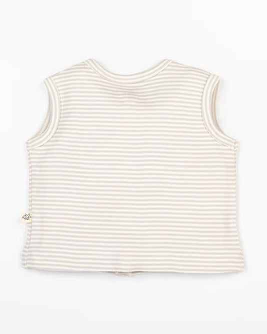 Beelittle White & Light Grey Jhablas-Cotton-Koala-Pack of 2-For Infants