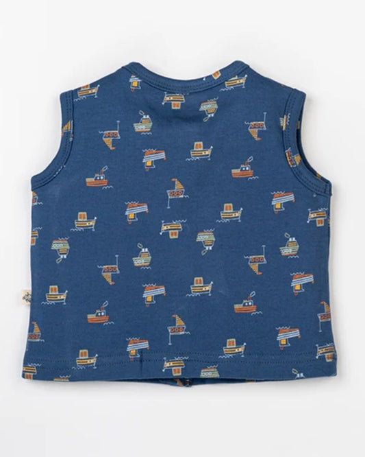 Beelittle Blue Jhablas-Cotton-Coracle-Pack of 2-For Infants