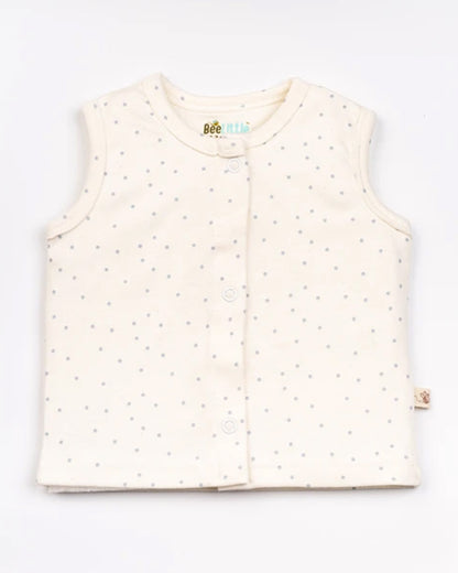 Beelittle Light Blue & Peach Jhablas-Cotton-Vehicles-Pack of 2-For Infants