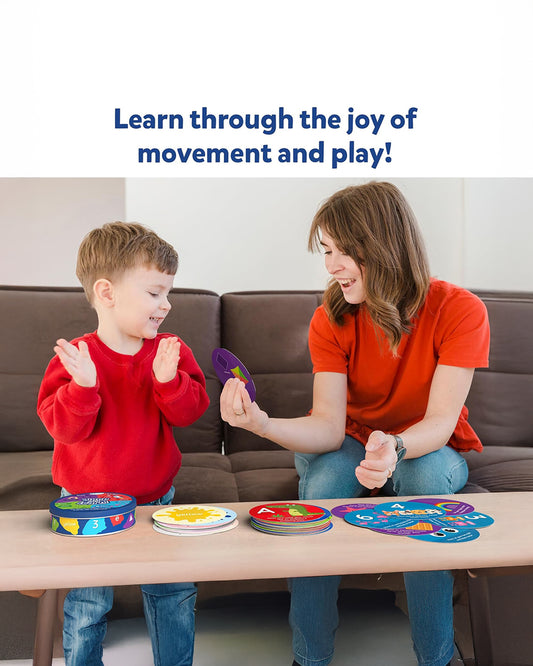 Skillmatics Jump and Learn Flash Cards-50 Double Sided Cards-Learning & Educational Toys-12M+