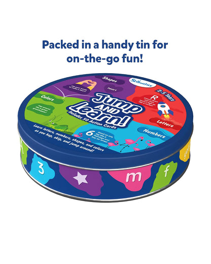 Skillmatics Jump and Learn Flash Cards-50 Double Sided Cards-Learning & Educational Toys-12M+