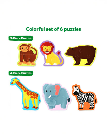 Skillmatics Animals in the Wild Puzzle Set-21 Pieces-Learning & Educational Toys-12M+