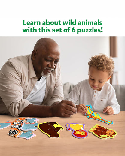 Skillmatics Animals in the Wild Puzzle Set-21 Pieces-Learning & Educational Toys-12M+