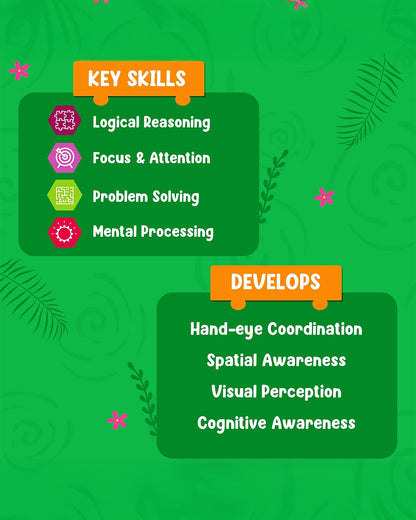 Skillmatics Animals in the Wild Puzzle Set-21 Pieces-Learning & Educational Toys-12M+