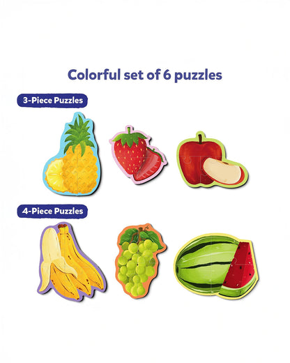 Skillmatics Fruit Fun Puzzle Set-21 Pieces-Learning & Educational Toys-12M+
