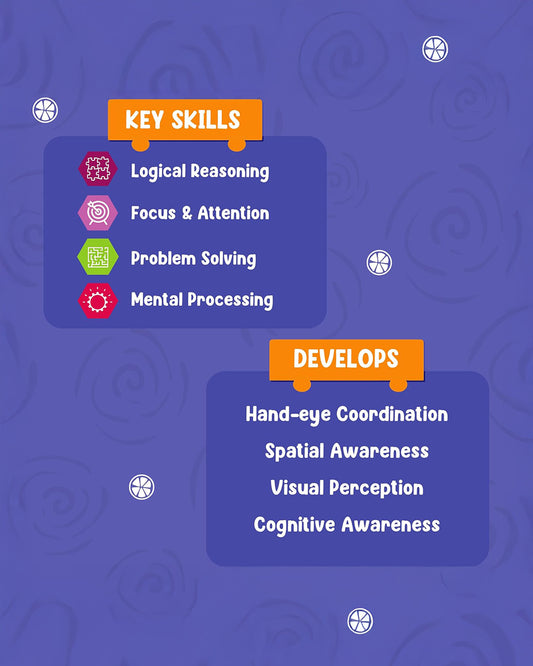 Skillmatics Fruit Fun Puzzle Set-21 Pieces-Learning & Educational Toys-12M+