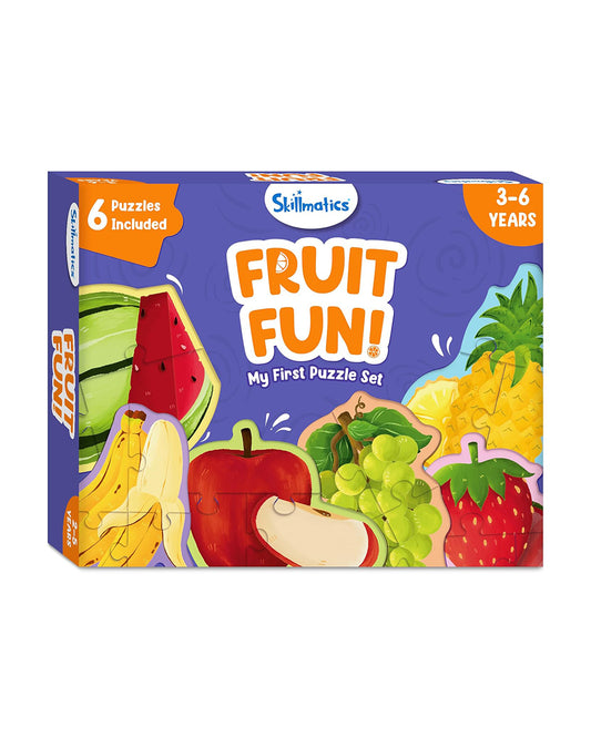 Skillmatics Fruit Fun Puzzle Set-21 Pieces-Learning & Educational Toys-12M+