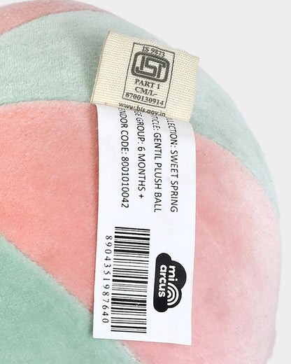 Mi Arcus Sweet Spring Ball-Promotes Tactile Stimulation-Easily Washable-Knitted Soft Toy-Plush Cuddly Toy For Newborn