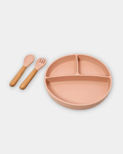 Mi Arcus Happy Summer 100% Silicone Solid Feeding Set-With Suction Base-Set of 3