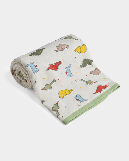 Mi Arcus Dinomite Spiky Sherpa Baby Blanket-Lightweight & Breathable-Cream-For Infants