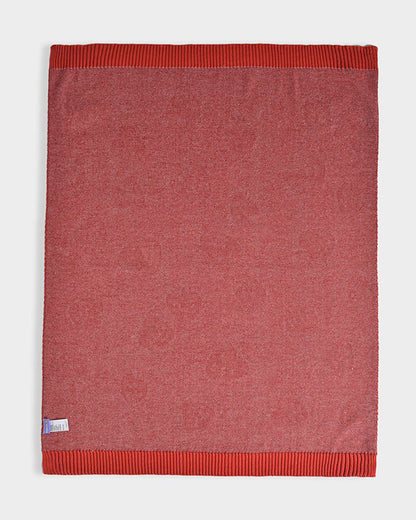 Mi Arcus Fruits Mini Me Knitted Baby Blanket-100% Cotton-Pink-For Infants