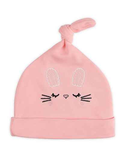 Kicks & Crawl Multicolor Caps-100% Cotton-Kitten-Pack of 3-For Infants