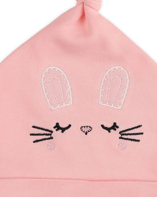 Kicks & Crawl Multicolor Caps-100% Cotton-Kitten-Pack of 3-For Infants